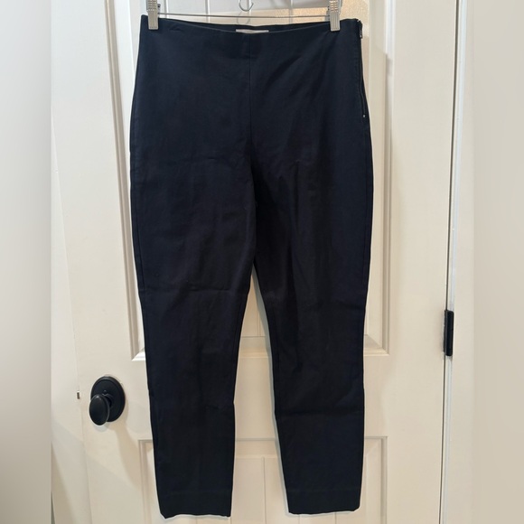 Everlane The Side Zip Cotton Stretch Work Pants Black Size 10 - Picture 2 of 5